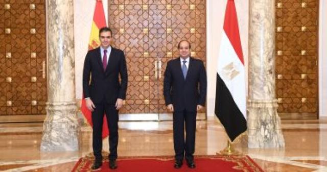 الرئيس السيسي ورئيس وزراء إسبانيا