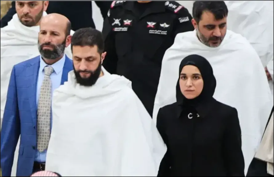 أحمد الشرع وزوجته