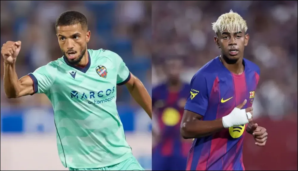 مباراة برشلونة وليفانتي