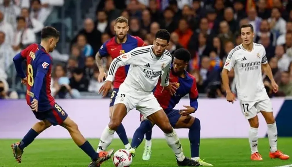 كلاسيكو الأرض.. القنوات الناقلة لمباراة ريال مدريد ضد برشلونة اليوم والموعد في... كلاسيكو الأرض.. القنوات الناقلة لمباراة ريال مدريد ضد برشلونة اليوم والموعد في الدوري الإسباني