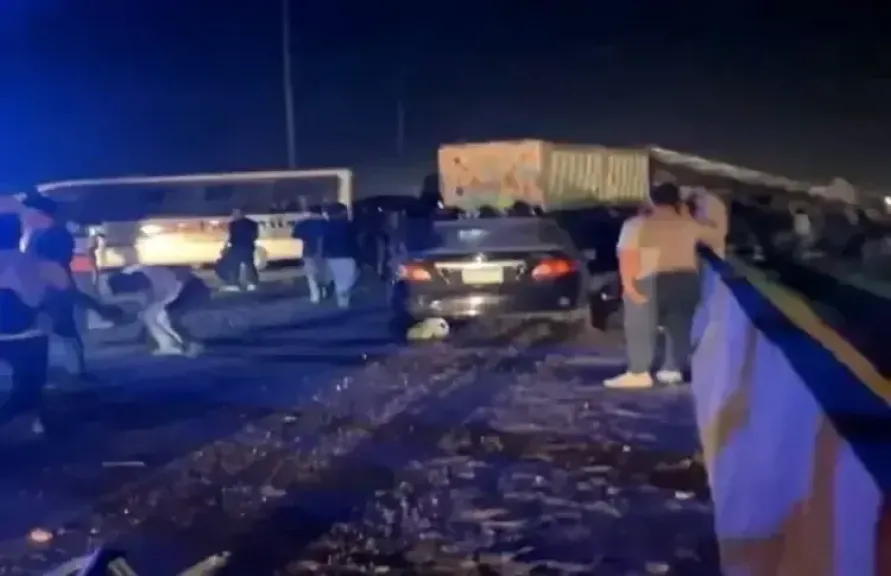 حادث تصادم مروع.. ارتفاع عدد ضحايا حادث طريق السويس اليوم وتفاصيل عن... حادث تصادم مروع.. ارتفاع عدد ضحايا حادث طريق السويس اليوم وتفاصيل عن السبب