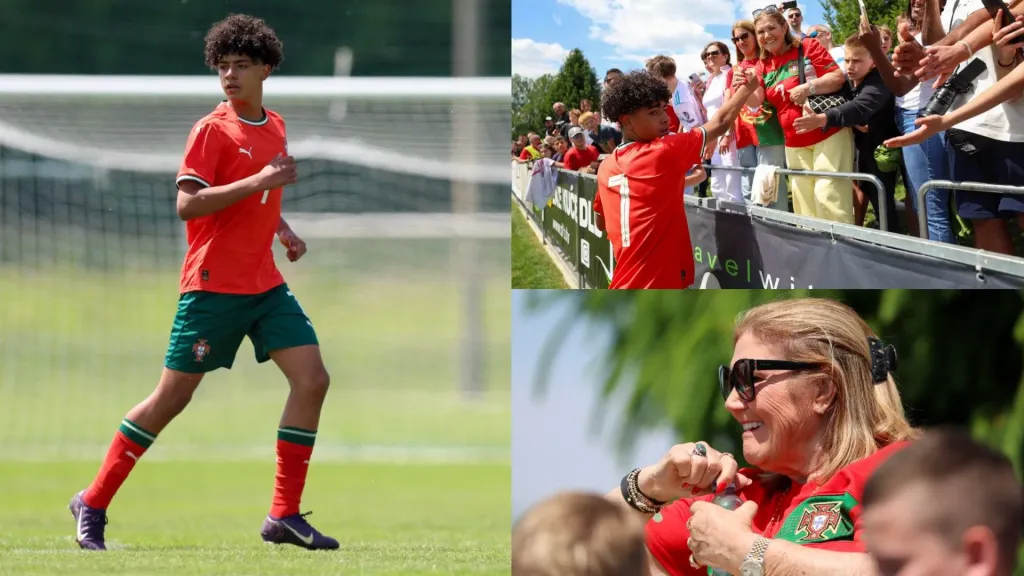 تحت 16 عامًا.. نجل كريستيانو رونالدو يسجل الهدف الرسمي الأول مع منتخب... تحت 16 عامًا.. نجل كريستيانو رونالدو يسجل الهدف الرسمي الأول مع منتخب البرتغال