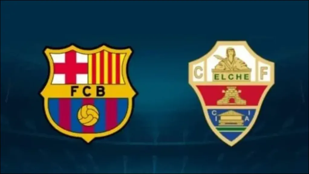 بث مباشر مباراة برشلونة ضد إلتشيه 2-1 في الدوري الإسباني بجودة عالية HD