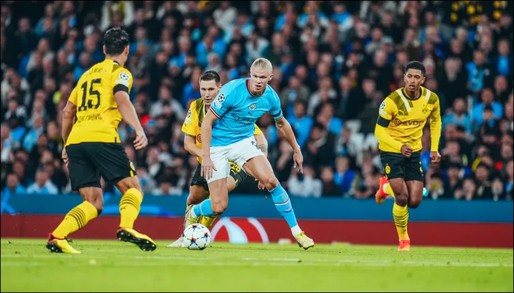 بث مباشر مباراة مانشستر سيتي ضد بوروسيا دورتموند (0-0) في دوري أبطال أوروبا