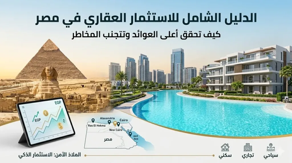 الدليل الشامل للاستثمار العقاري في مصر: كيف تحقق أعلى العوائد وتتجنب المخاطر؟