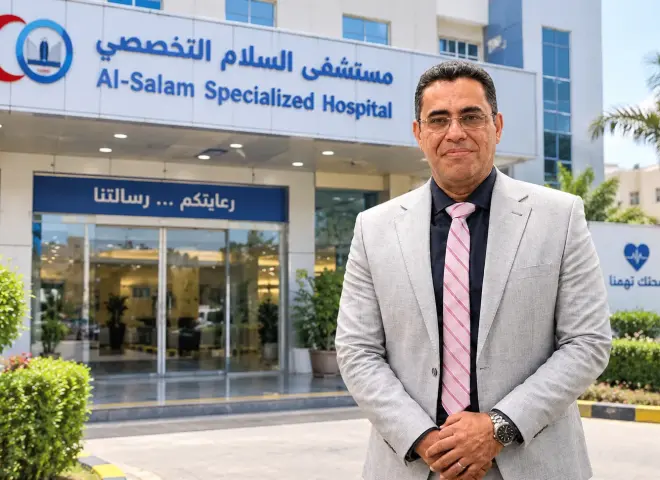 بقيادة الدكتور أسامة الأمين.. مستشفى السلام التخصصي.. من إنقاذ الحالات الحرجة إلى تطوير الخدمات الطبية.. رحلة متواصلة لصناعة الأمل